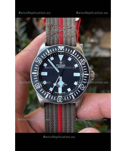 Tudor Pelagos FXD 904L Stainless Steel 1:1 Mirror Replica Watch in Nato Strap 