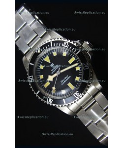 Tudor Oyster Prince Vintage 200M Black Dial Squre Markers Swiss 1:1 Mirror Replica Watch 