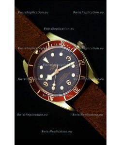 Tudor Heritage Bay Bronze Swiss Replica 1:1 Mirror Replica Edition with Two Straps