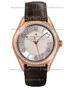 Vacheron Constantin Fiftysix Edition 904L Steel Rose Gold 1:1 Mriror Replica Creme Dial