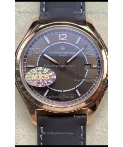 Vacheron Constantin Fiftysix Edition Rose Gold Steel 1:1 Mriror Replica Brown Dial 