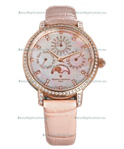 Vacheron Constantin Traditionelle Perpetual Calendar Ultra-Thin Rose Gold Swiss Replica 