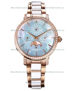 Vacheron Constantin Traditionelle Perpetual Calendar Ultra-Thin Rose Gold Swiss Replica 