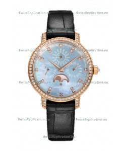 Vacheron Constantin Traditionelle Perpetual Calendar Ultra-Thin Rose Gold Swiss Replica 