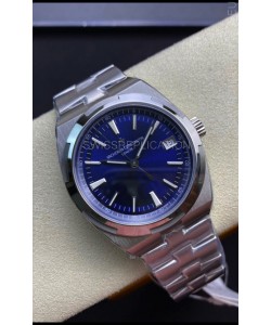 Vacheron Constantin Overseas 1:1 Mirror Swiss Replica Watch in Steel Blue Dial 