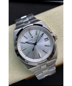 Vacheron Constantin Overseas 1:1 Mirror Swiss Replica Watch in Steel Dial - Steel Strap 