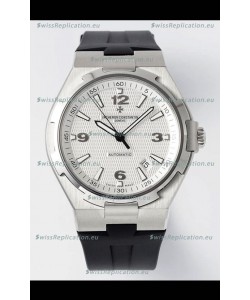 Vacheron Constantin Overseas 1:1 Mirror Swiss Replica Watch in White Dial - Rubber Strap