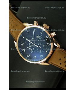 Tag Heuer Carrera 1887 SpaceEX Edition Japanese Quartz Watch in Pink Gold