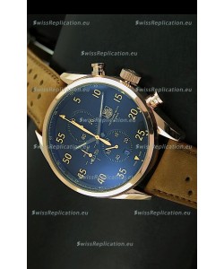Tag Heuer Carrera 1887 SpaceEX Edition Japanese Quartz Watch in Pink Gold