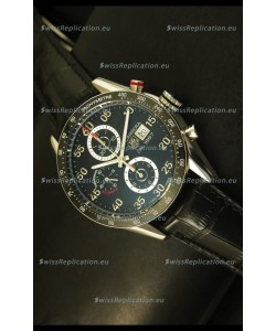 Tag Heuer Carrera Calibre 1887 Black Dial Watch - 1:1 Mirror Replica 