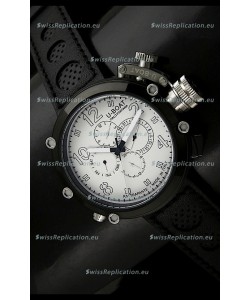 U-Boat Flightdeck Rattrapante Japanese Automatic Watch in PVD Casing