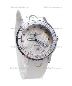 Ulysse Nardin Lady Diver Starry Night Replica Silver Watch